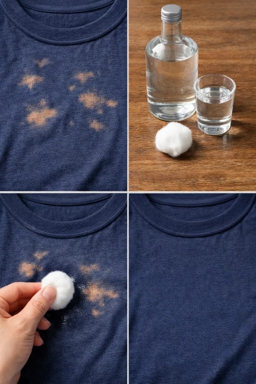 Bleach stains on your clothes? No need to throw them away: here’s the solution.