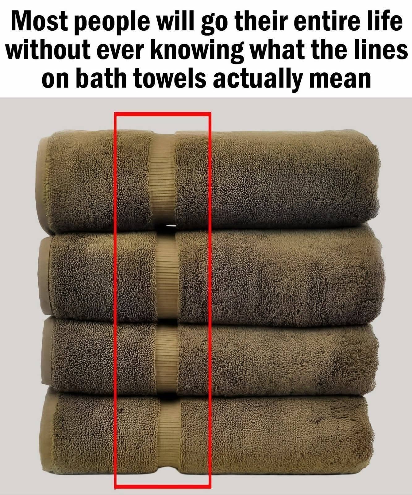 The Secret Code on Your Bath Towels: What Those Lines Actually Mean (And Why They Matter!)