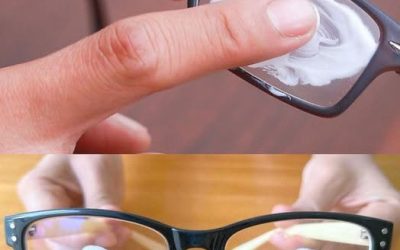 Scratches on glasses: don’t waste money: apply a little and they’ll disappear instantly.
