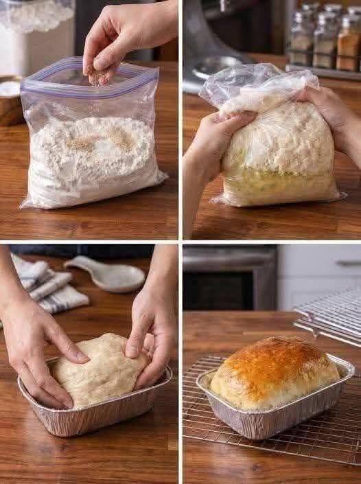 Easy homemade bread in a bag recipe