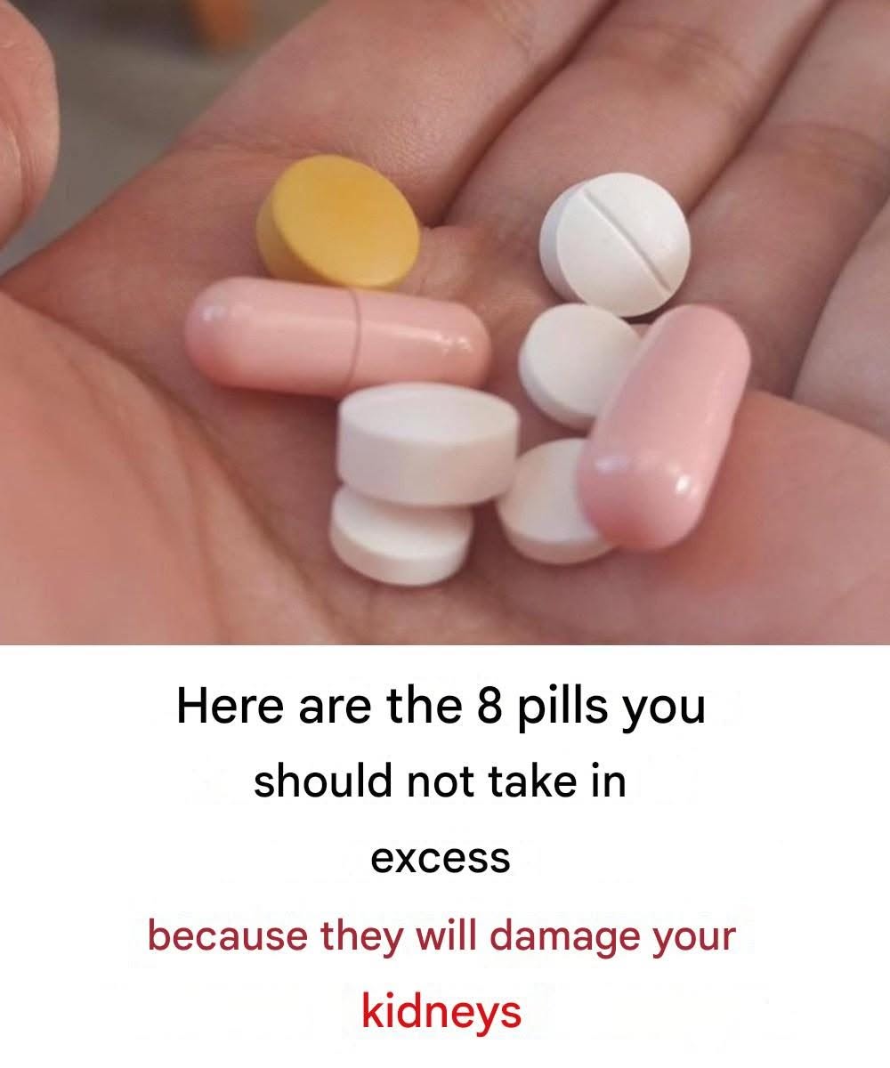 Eight pills you shouldn’t take because they damage your kidneys