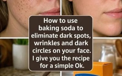 How to use baking soda to remove dark spots, wrinkles and dark circles from your face.