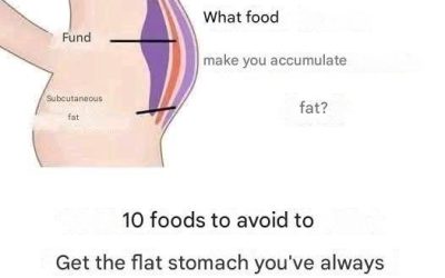 10 foods to avoid to get the flat stomach you’ve always dreamed of