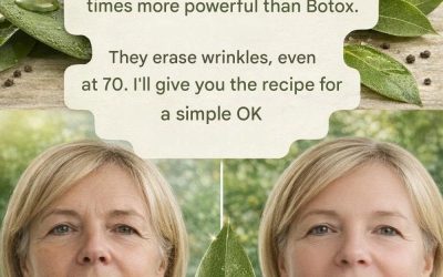 Bay leaves are 100,000 times more potent than Botox. They erase wrinkles, even at 70 years old. Leave an “OK” to see the recipe in the first comment.