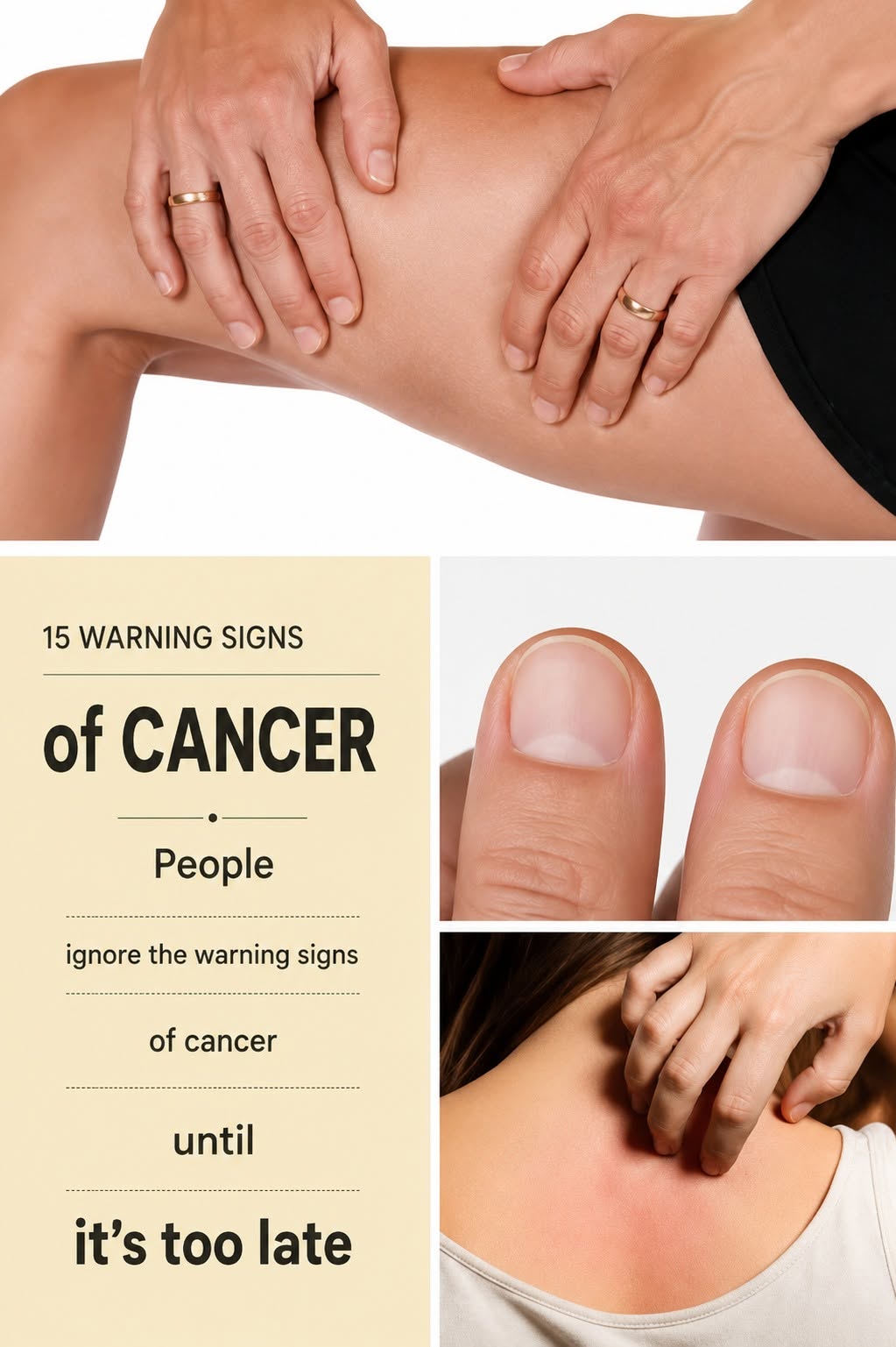 15 ca-nc-er warning signs people don’t know until it’s too late.