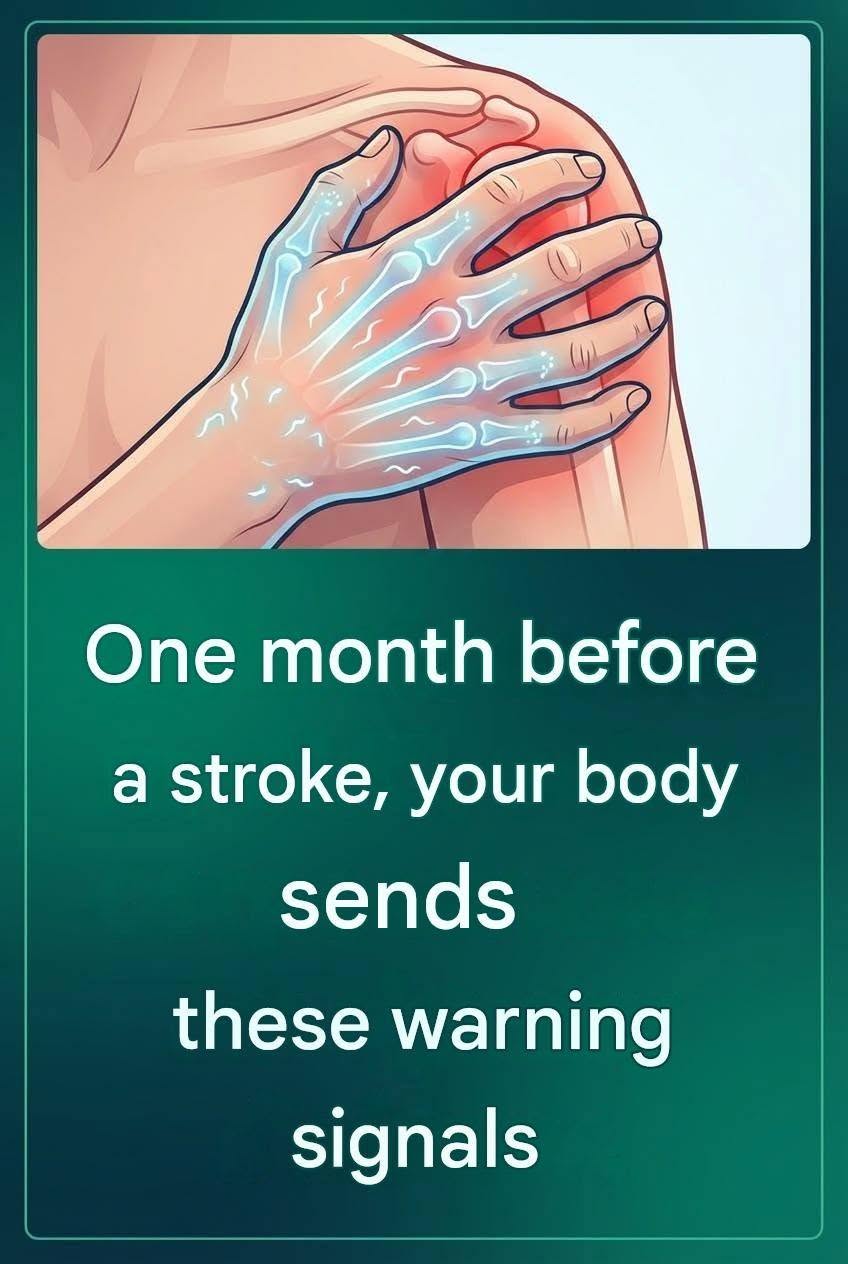 One month before a stroke, your body sends you these warning signals.