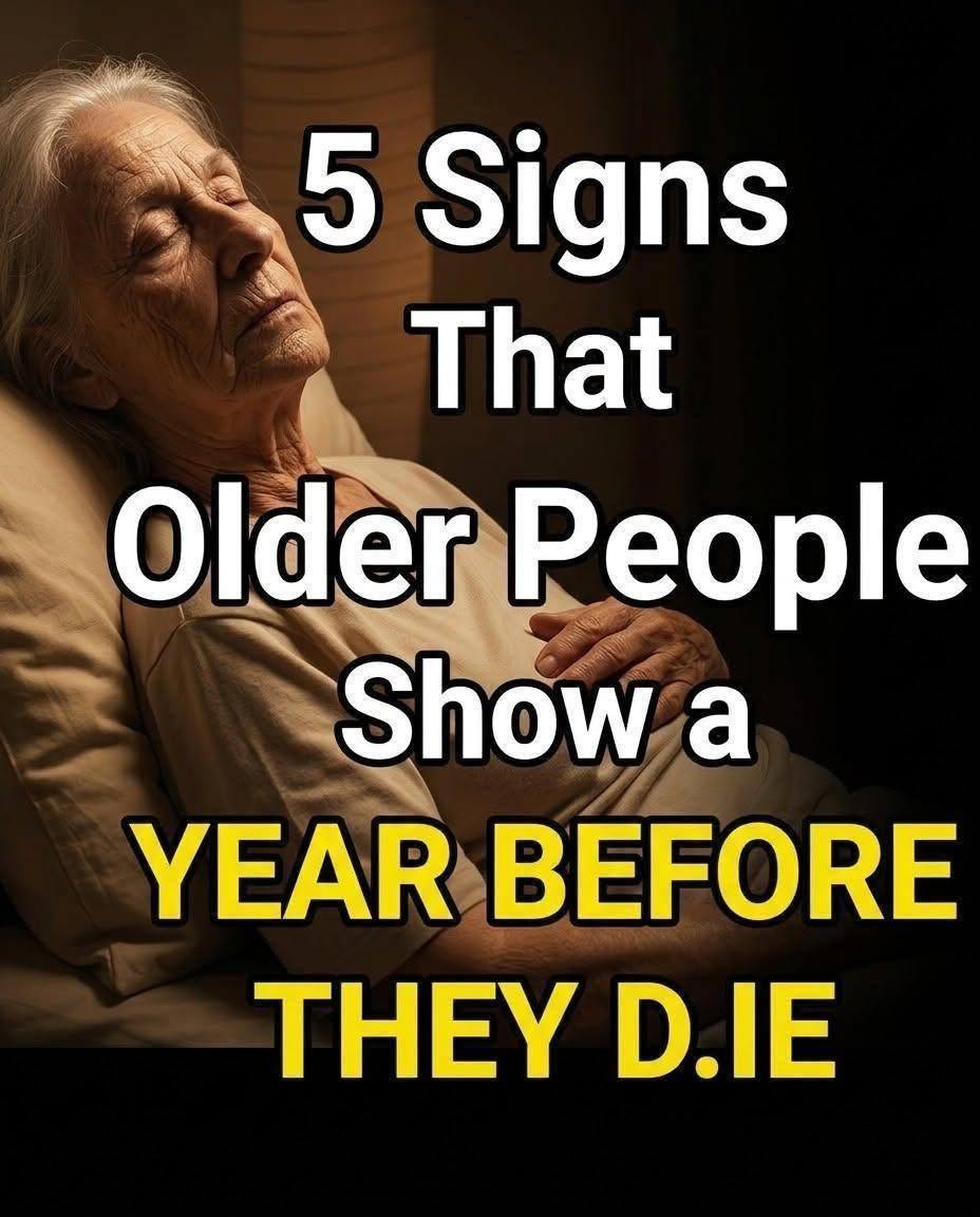 5 signs that an elderly person may be in their last year of life. Subtle wa:rnings you shouldn’t ignore!