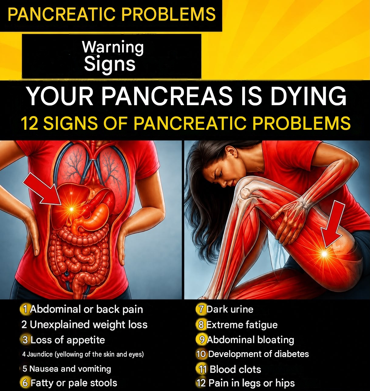 12 Signs of Pancreatic Problems You Should Never Ignore… See More