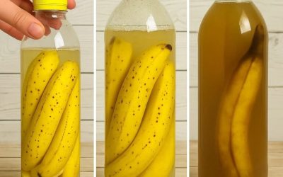 Banana peels: Place them in a bottle. If you use them like this you will never throw them away again